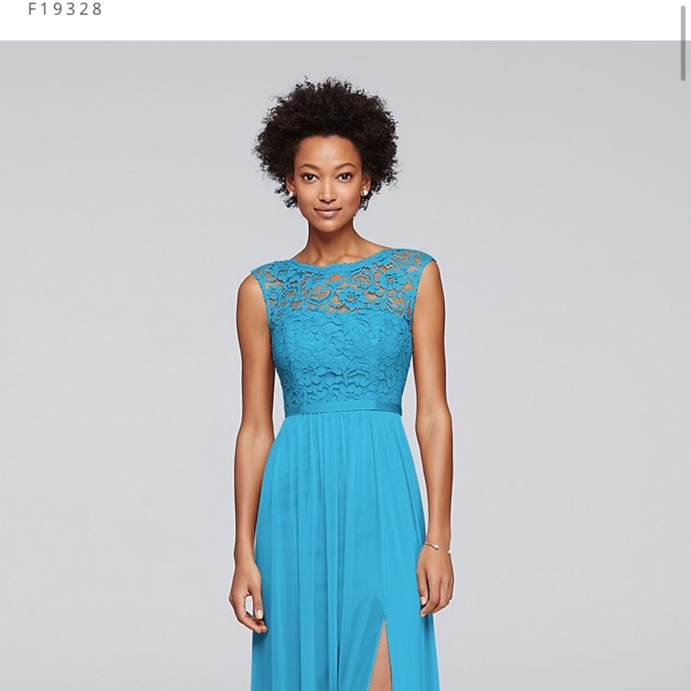 Size 10 David’s bridesmaid Dress- 5’1 alteration